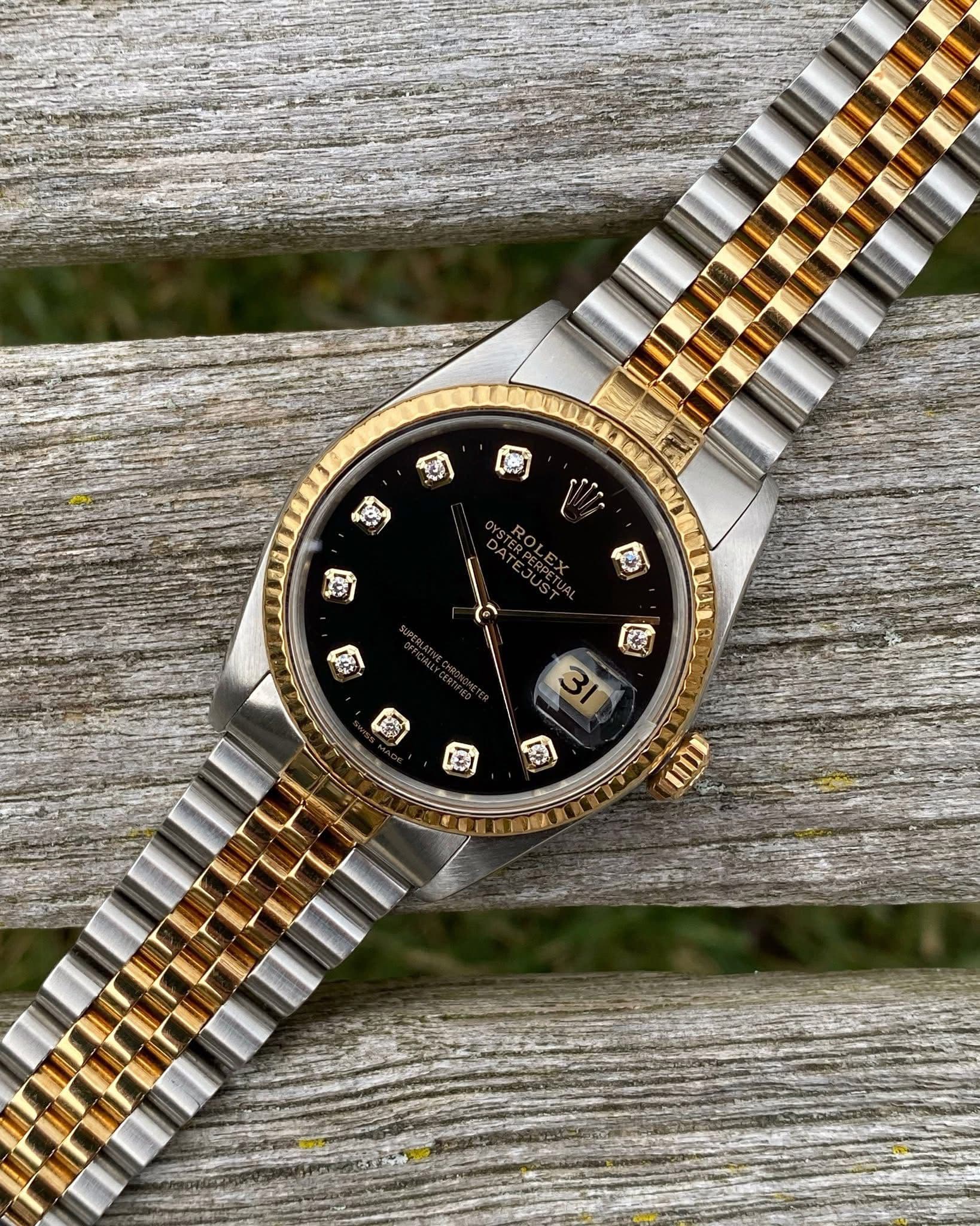 Rolex Datejust Bicolor - Vista frontal