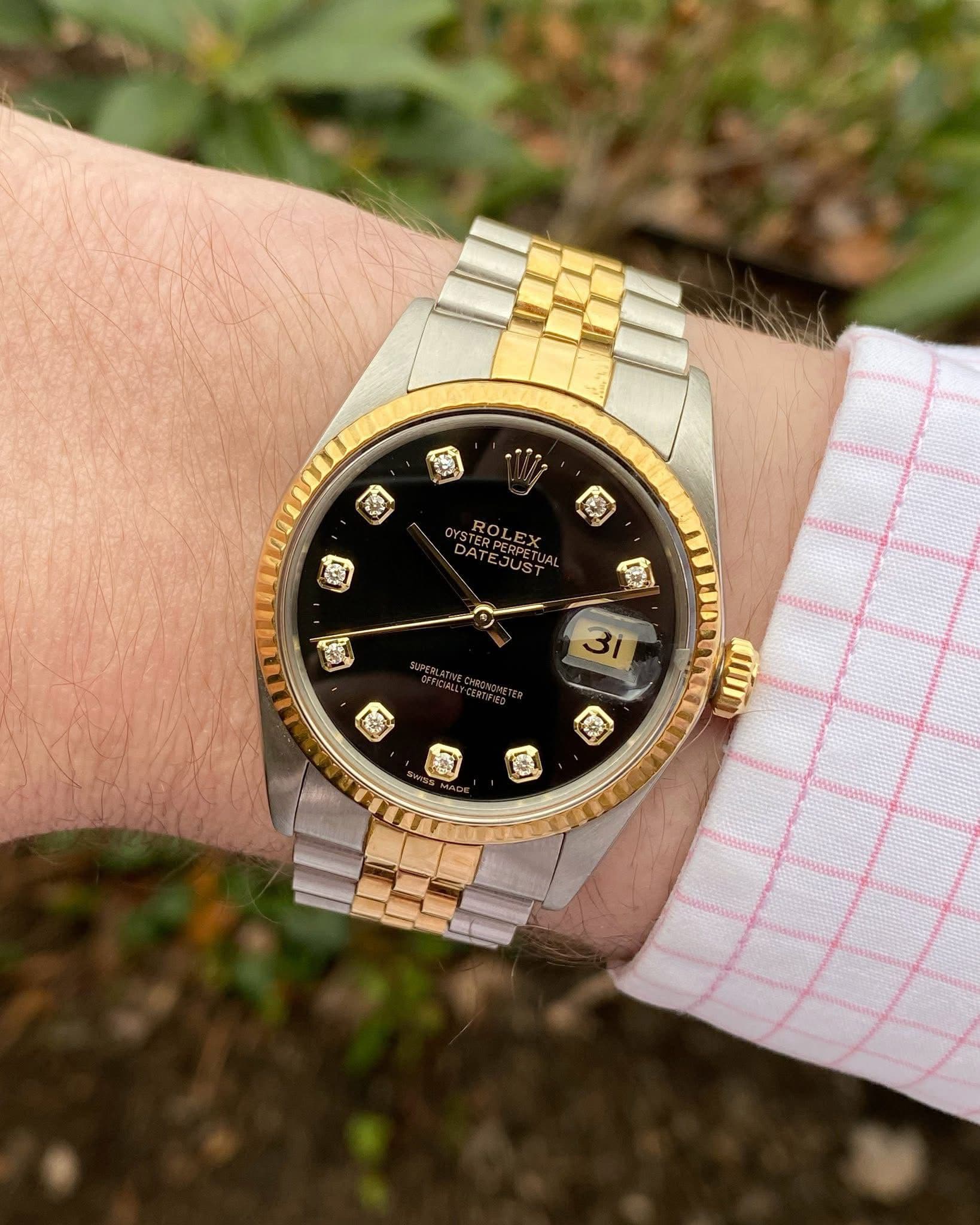 Rolex Datejust Bicolor - Detalle brazalete