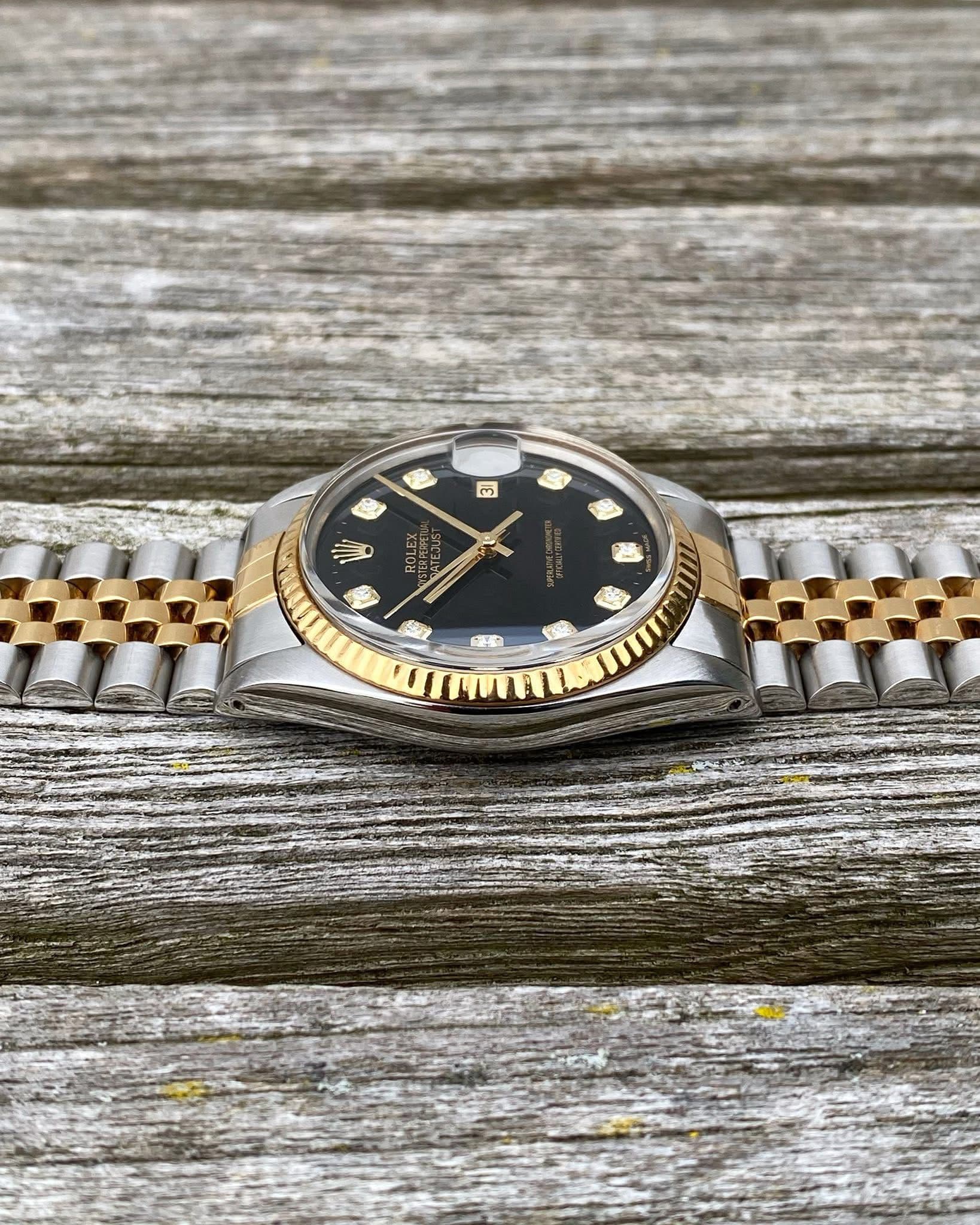 Rolex Datejust Bicolor - Vista trasera